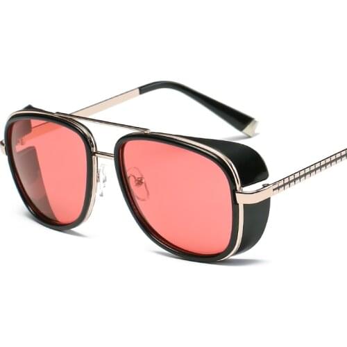 Samjune Iron Man 3 Matsuda TONY stark Sunglasses Men Rossi Coating retro Vintage Designer Sun glasses Oculos Masculino Gafas del