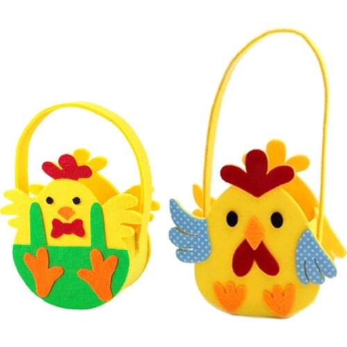 Easter Treat Bag Party Decorative Handbag Kids Easter Cookies Egg Hunting