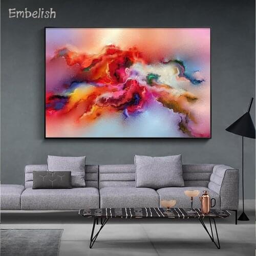 Embelish 1 Pieces HD Print On Canvas Paintings Abstract Colorful Wall Posters For Living Room Modern Home Decor Bedroom Pictures