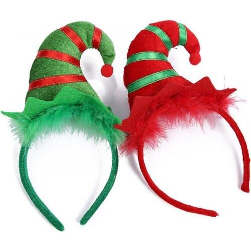 1PC Christmas Headband Women Girl Xmas Hair Band Clasp Headwear Head Hoop Party Hairband Head Hoop Christmas Gift