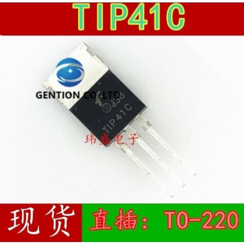 20PCS Darlington TIP41C TIP41 the TO-220 bipolar transistor for tube triode in stock 100% new and original