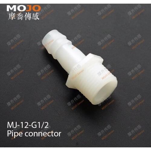2020 Free shipping!(100pcs/Lots) MJ-12-G1/2 straight-through joint 12mm to G1/2" male thread connector pipe fitting