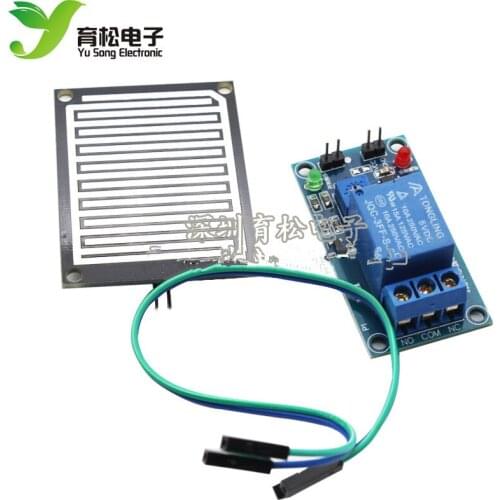 5V raindrop controller module with relay leaf humidity switch on without water