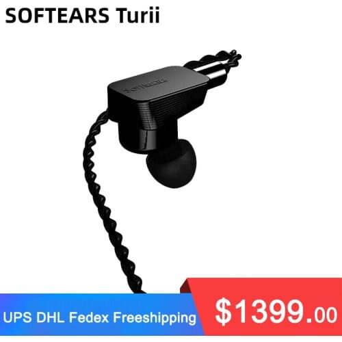 SoftEars Turii Flagship Dynamic In-Ear Earphone HIFI Headphone Earbuds CNC Earphone