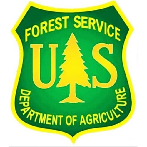 Creative Green and Yellow Forestry Shield Color Car Stickers Pvc Personality Auto Decoration Accessories Waterproof Decals