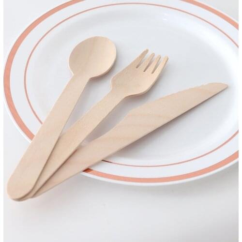 Promotion - Party Wedding Supplies, 95mm Disposable Tableware Coffee Stirring/Ice Cream Wood Spoon, 10/Pack