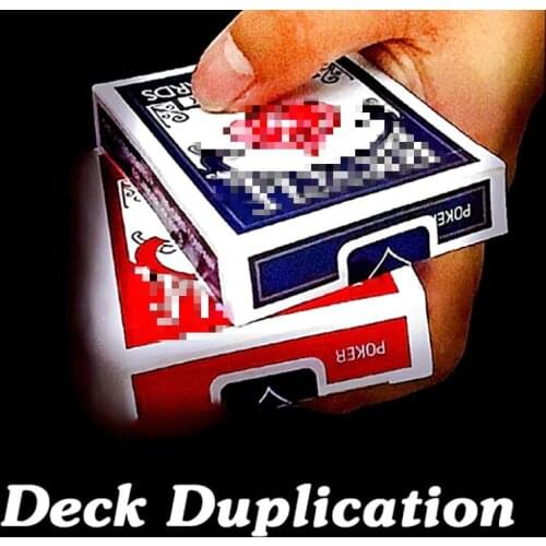 Deck Duplication Close Up Magic Tricks Playing Card Deck 1 to 2 Magician Street Illusion Gimmick Magia Card Magic Props