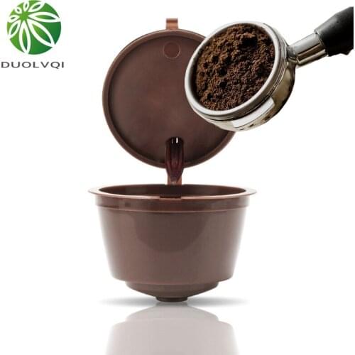 Duolvqi 1pc Reusable Coffee Pod Filters For Dolce Gusto Coffee Capsule Filled Capsule Cup