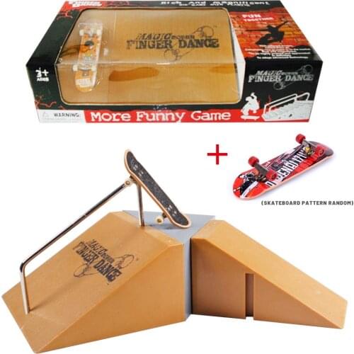 Skate Park Kit Finger Skateboard Park Toy Mini Fingerboard Rails Set For Children Adults Finger Skateboard Venue