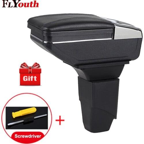 For Peugeot 207 206 2006-2013 Car Armrest Box Central Store Content Box Car-Styling Storage Center Console Products Interior