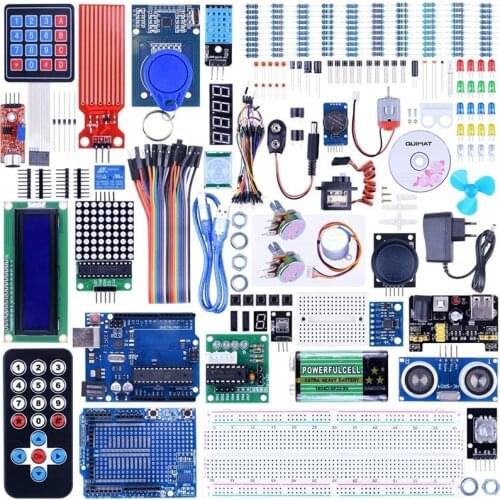 Project Complete Ultimate Starter Kit Compatitable with ArduinoIDE Development Board Expansion Board LCD1602 HC-SR501