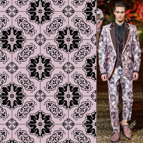 Pre-sale new brand fabric suit shirt pants dress pajamas swimsuit fabric digital printing custom material