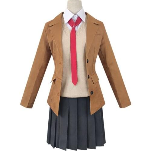 RASCAL DOES NOT DREAM OF BUNNY GIRL SENPAI Sakurajima Mai cosplay costume JK uniform