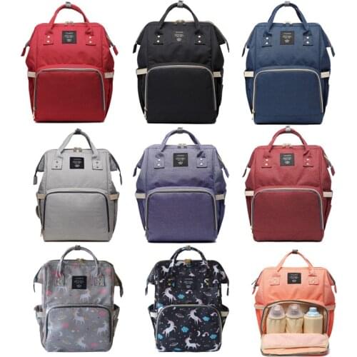 Baby Diaper Bag Unicorn Backpack Fashion Mummy Maternity Mother Brand Mom Backpack Nappy Changing Baby Bags for Mom