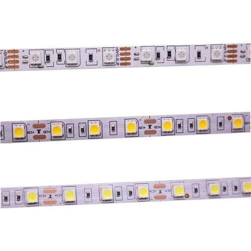24V LED Strip 5050 NO Waterproof / Waterproof 60 LEDs/m Flexible LED Light 5m/lot