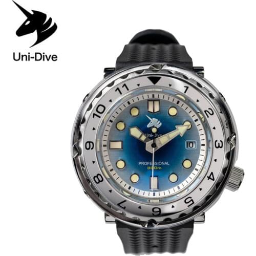 Uni-dive Mens Silver Watch