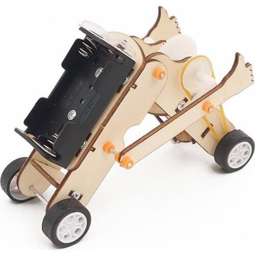 1 Set High Simulated Wooden Experiment Robot Scientific Movable Wooden Experiment Robot Physics toy for Student
