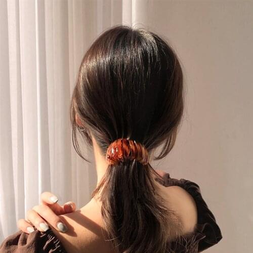 Womens Bird Nest Expanding Crystal Tail Hair Bun Holder Clips Claw Pins Hairdresser Fashion Retro Leopard Print Hairstyle