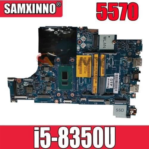 100% new for Dell 5570 5770 3490 3590 motherboard with SR3L9 i5-8350U 0NCGFJ NCGFJ CN-0NCGFJ DAL10 LA-F115P working good