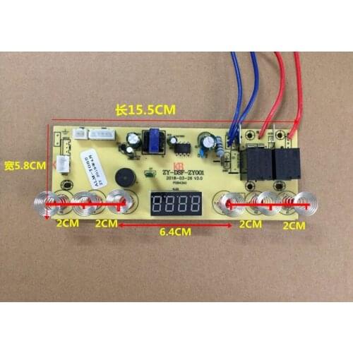 Automatic on the kettle accessories electric tea stove 6 key circuit board electric heating kettle motherboard repair circuit