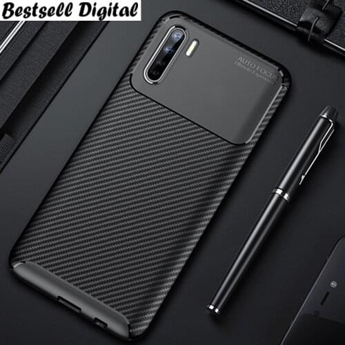 Shockproof Case For OPPO A91 A31 A8 F15 A5 A9 2020 Carbon Fiber Texture Cover For Realme X50 Find X2 Reno 3 Pro 2 2F 2Z