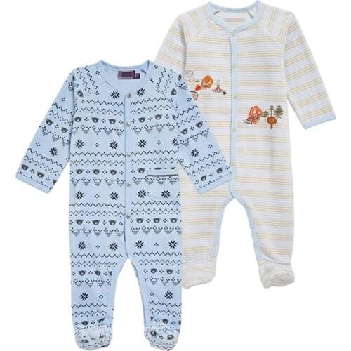 France list Baby Girl Rompers Full Sleeve Autumn Winter 3-24m Newborn Baby Boy Girl High QualityJumpsuits roupa bebes