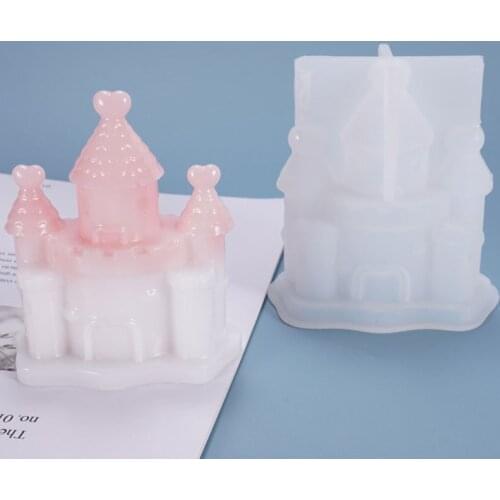 Cartoon Castle House Resin Silicone Mold For Silicone Mould Handmade DIY Jewelry Making Epoxy Resin Molds
