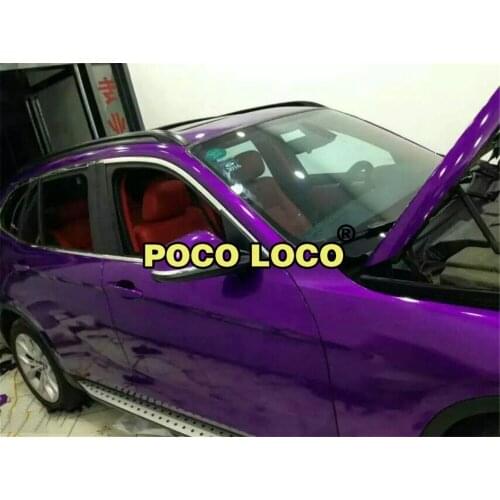 Gloss Auroral Metallic Pearl Purple Vinyl Wrap Car Multi Sizes Colours Extra Wide Avaliable For Cover Of Roofs, Bonnets