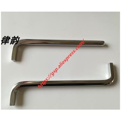 Piano tuning maintenance tools, loading and unloading wrench head tools, right Angle wrench, double - end right Angle wrench