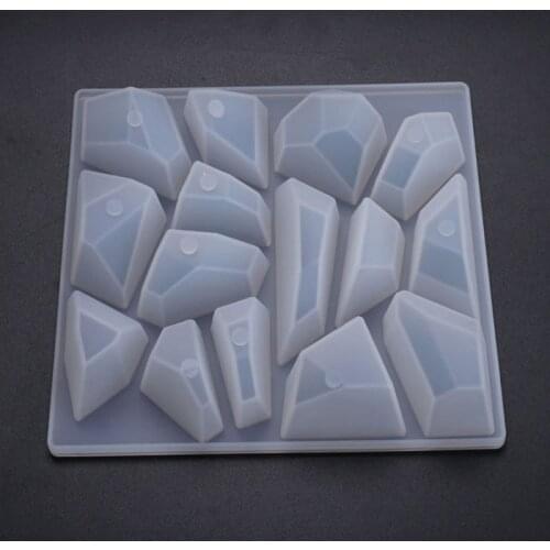 Crystal Epoxy Resin Mold Irregular Stones Casting Silicone Mould Handmade DIY Crafts Ornaments Making Tools