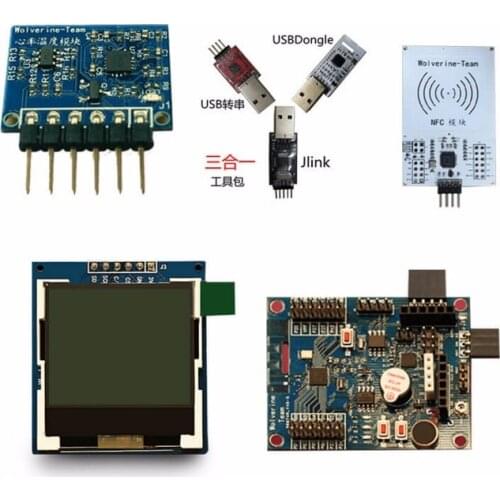 DA14580 (heart rate,body temperature,NFC function) watche development accessories set meal 4 development board suite