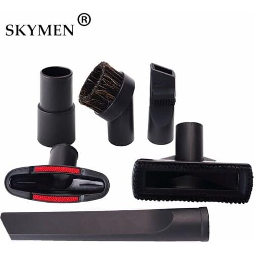 6 In 1 Vacuum Cleaner Brush Head Nozzle Home Dusting Crevice Stair Tool Kit 32mm
