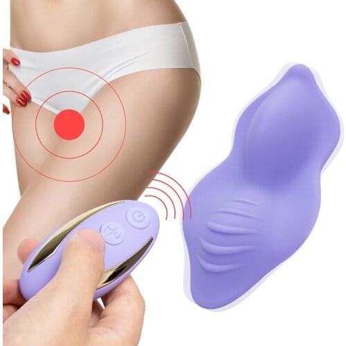 Invisible Clitoral Stimulator Sex Toys Wearable Panty Vibrator with Wireless Remote Control Panties Vibrating for Women Couples