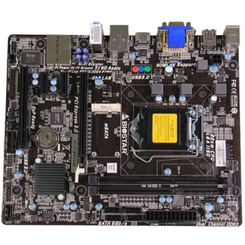 BIOSTAR original desktop motherboard Hi-Fi B85S3E DDR3 Socket LGA 1150 motherboard Solid-state integrated free shipping