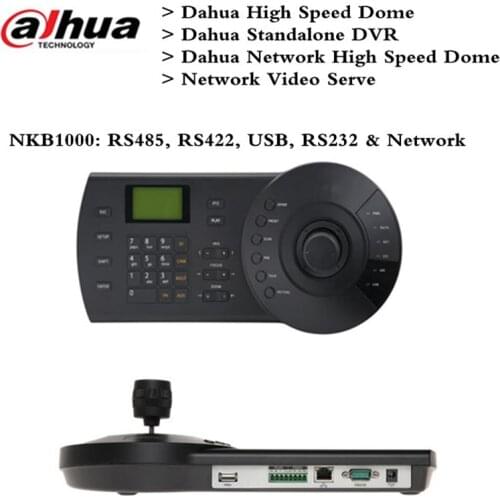 Original Dahua NKB1000 PTZ Controller Joystick keyboard for High Speed Dome Standalone DVR Network Video Server RS485/422/232