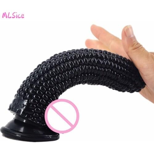 Suction Cup Realistic Corn Dildo Sex Toys For Women Big Anal Plug Flirting Masturbation Products G-spot Simulation Sex Toys