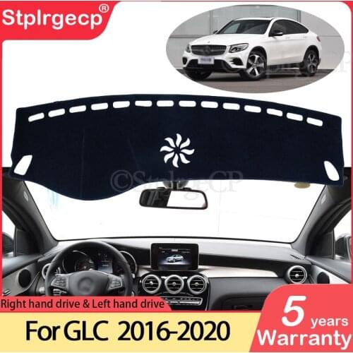For Mercedes Benz GLC Class Coupe X253 C253 Anti-Slip Mat Dashboard Sunshade Dashmat Carpet Accessories 2016 2018 GLC300 200 220