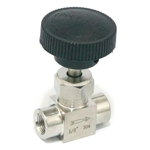 1/8" BSP female Thread 304 Stainless Steel Flow Control shut off Needle Valve 915 PSI water gas oil