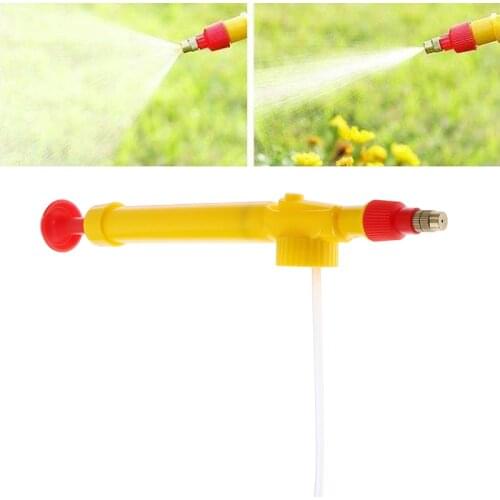1PC Manual High Pressure Air Pump Sprayer Adjustable Drink Bottle Spray Head Nozzle Garden Watering Supplies
