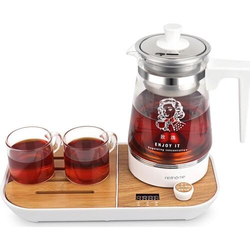220V Electric Automatic Kettle Glass Boiled Electric Tea Pot Health Preserving Pot Multi-function Tea Maker with Strainer 600ml
