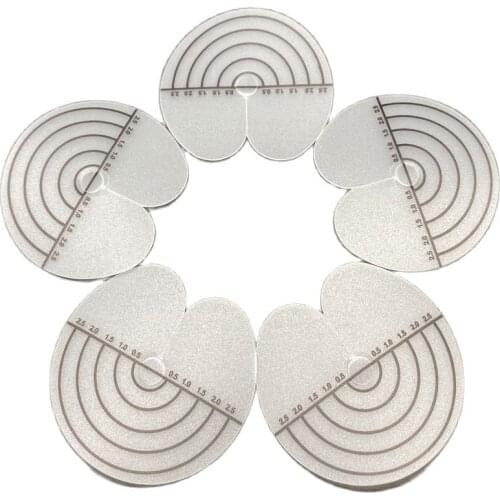 50pcs round scalp shield protector hair extension shield protector with measurement
