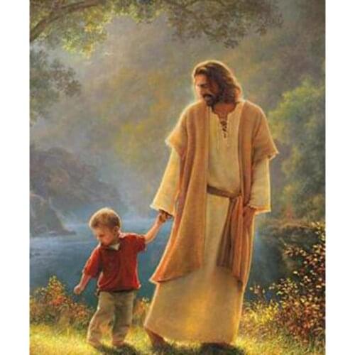 5D DIY Diamond Painting Square/Round Diamond Figure Painting Religious Picture Cross Stitch Furniture Decoration Gift WG2900