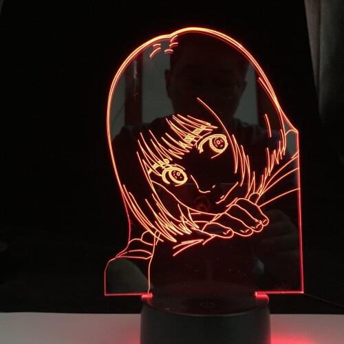 Anime Attack on Titan Armin Arlert for Bedroom Decorative Light Kids Birthday Gift LED Night Light Manga 3d Lamp