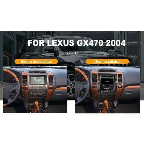 Auto stereo radio video players for Lexus GX470 2004-2011 car multimedia player GPS navigator vertical screen multimedia player