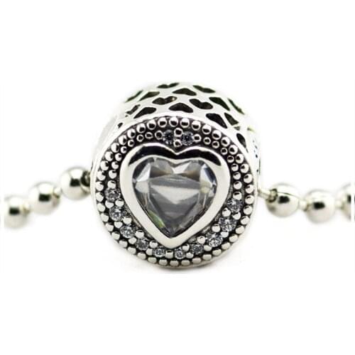 PASSION Cz Beads Fits Pandora Essence Bracelet DIY 100% 925 Sterling Silver Charm Beads for Jewelry Making Wholesale FE052
