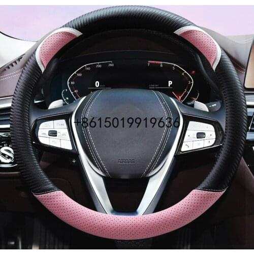 For BMW x1 x2 x3 x4 x5 x6 x7 520li 320li 3 5 7 1 Series 38cm diameter universal steering wheel cover breathable and comfortable