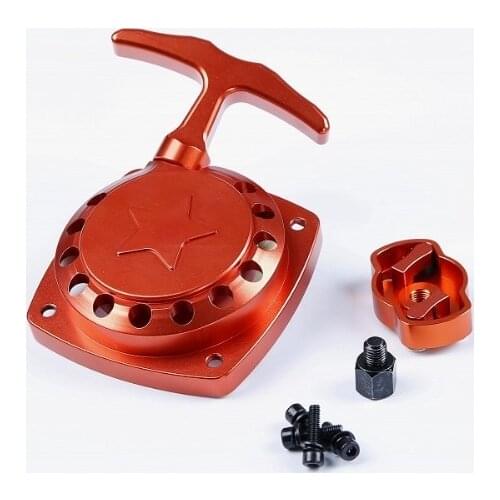 CNC Metal Easy start pull starter With Starter Pulley set fit for Zenoah rovan 32cc engine For 1/5 HPI Baja LOSI 5IVE-T