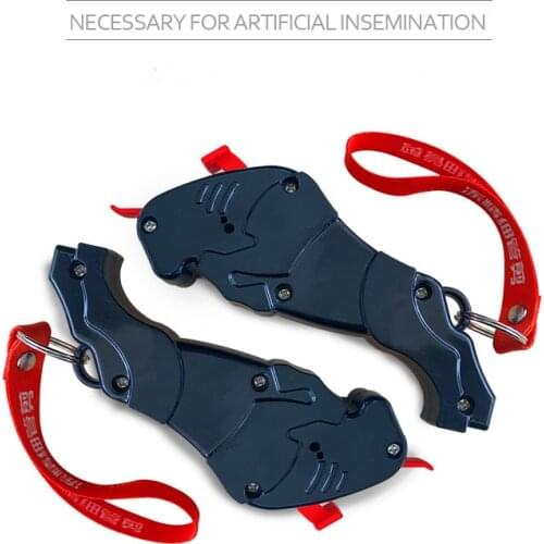 Cattle Artificial Improver Freezes Fine Tube Scissors Stainless Steel Blade Cutter Accurate Positioning Livestock Breeding 2021