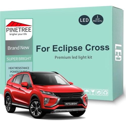 11Pcs Led Interior Light Kit For Mitsubishi Eclipse Cross 2018 2019 2020 2021 Dome Map Reading Light Canbus No Error