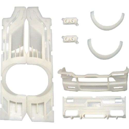 1/10 Scale Plastic White Body Surrounded Kits Parts for WPL D12 Trucks